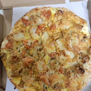 Török pizza csípős alappal